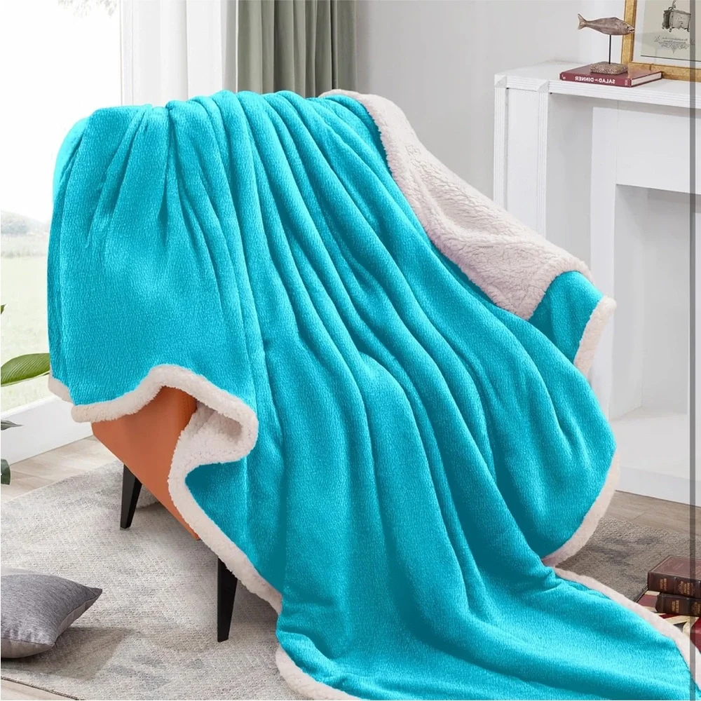 Luxurious Sherpa Fleece throw Blanket